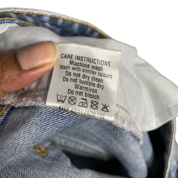 Height of Fashion Women's Light Wash High Waisted Boyfriend Jeans - Picture 6 of 7